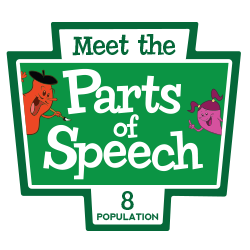 Meet the Parts of Speech department seal
